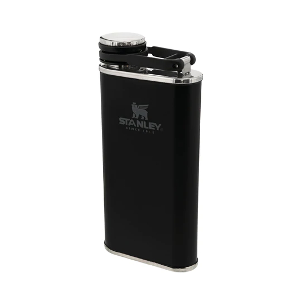 Flask-Matte Black Pebble
