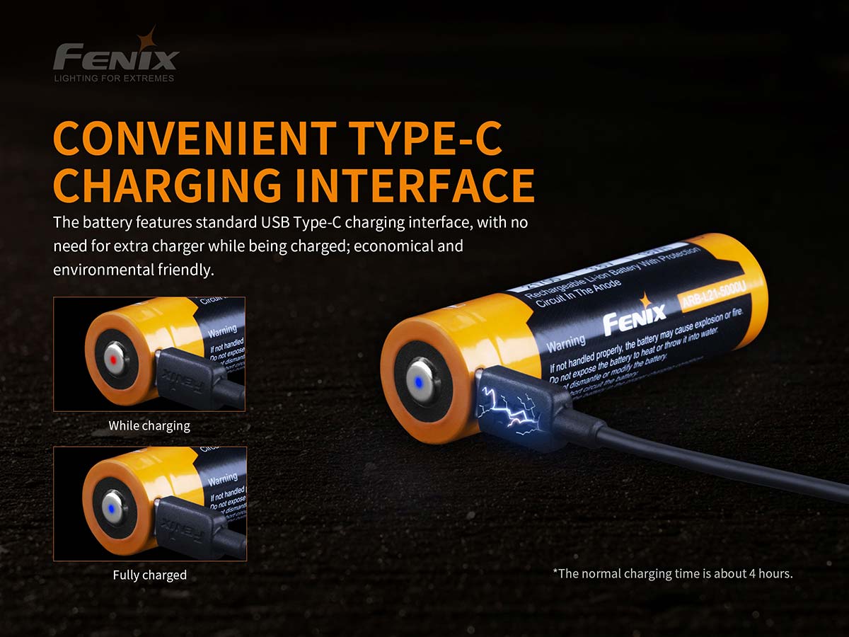 Fenix ARB-L21-5000U Rechargeable Battery-2