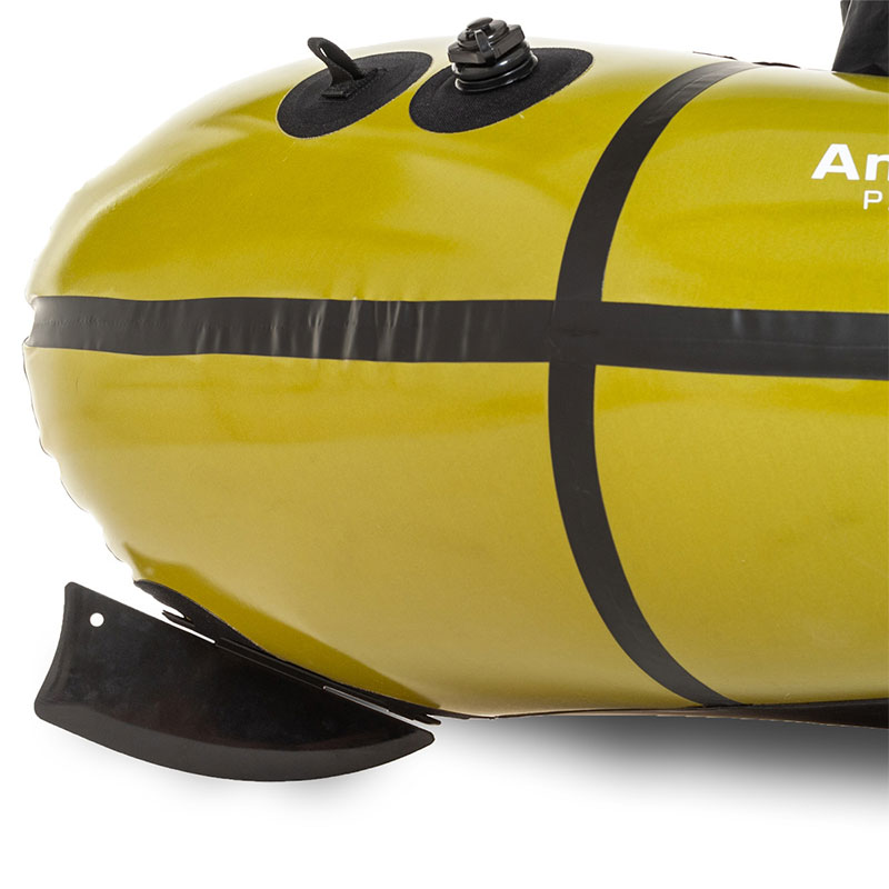 Anfibio Skeg/Fin - Application on Packraft