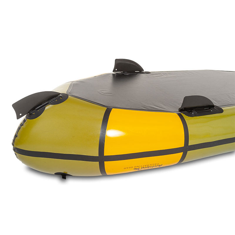 Anfibio Skeg/Fin - Application on Packraft
